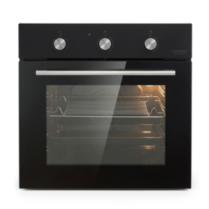 Verona Appliances full black glass 60cm electric oven